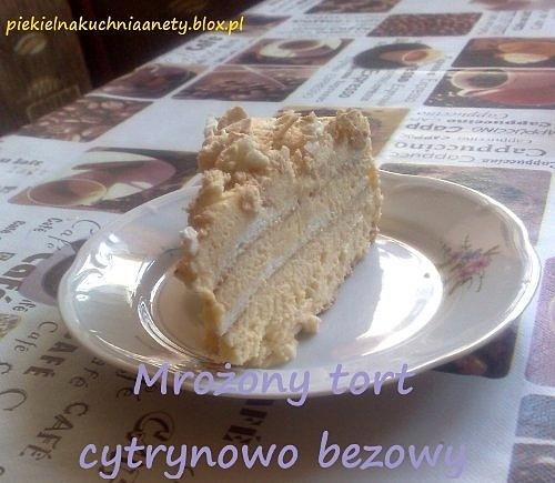 Mrożony tort cytrynowo-bezowy