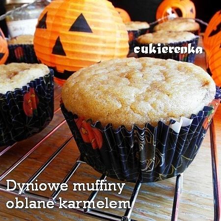 Dyniowe muffiny z karmelem