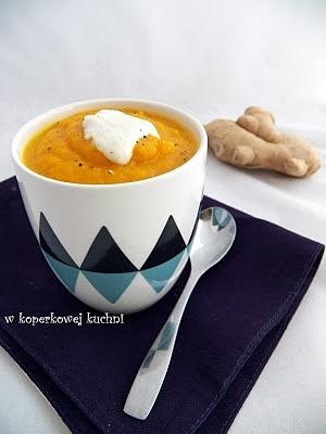 Zupa marchewkowa z imbirem