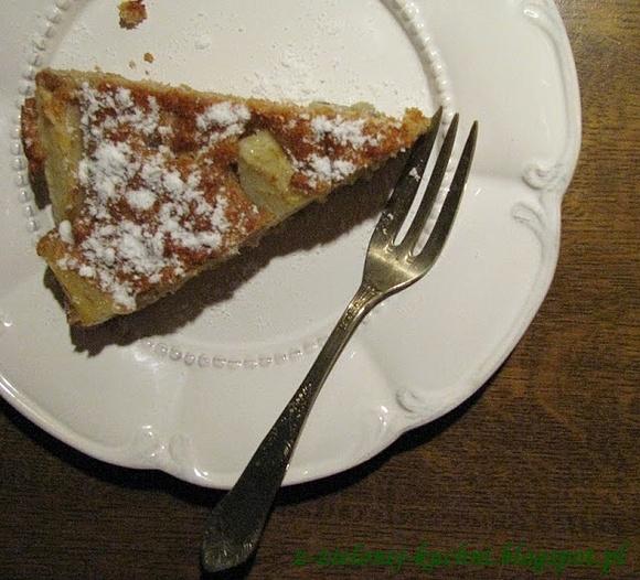 Pełnoziarniste ciasto z gruszkami
