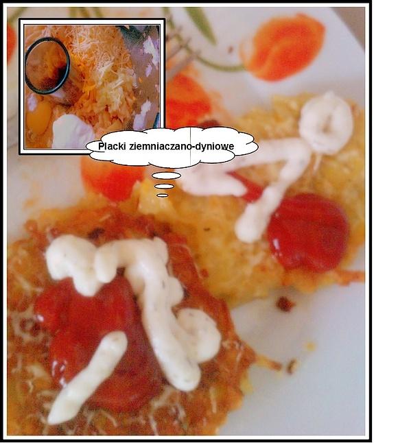 Placki ziemniaczano-dyniowe z serem