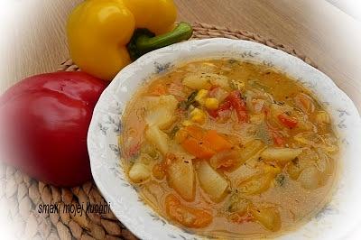 Gulasz ziemniaczany bezmięsny warzywny przepis