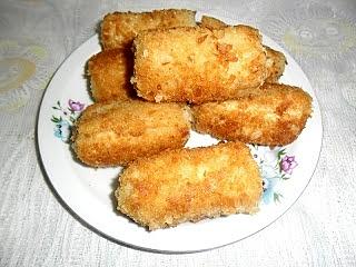 Rolowane ziemniaki w waflu