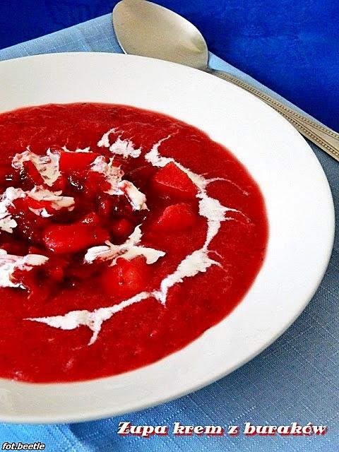Zupa krem z buraków