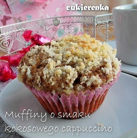 Kawowe muffiny z kokosową kruszonką