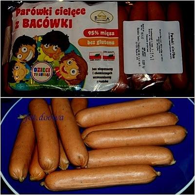 Parówki cielęce w cieście francuskim