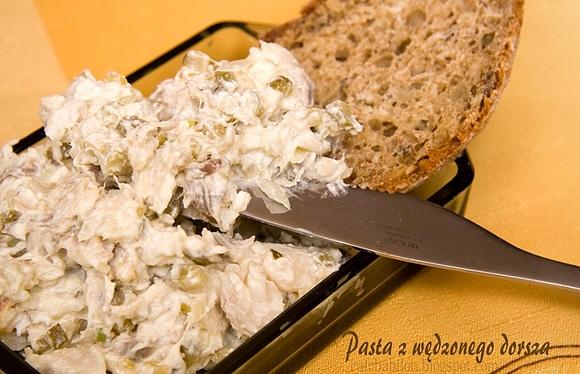 Pasta z wędzonego dorsza