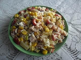 Sałatka z ryżem Sonko i curry