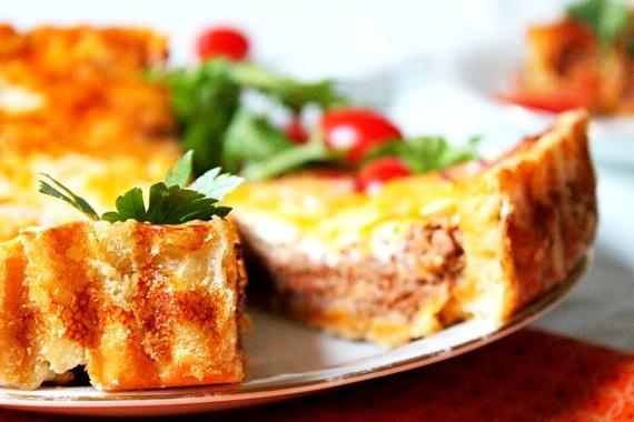 Szybka tarta z mięsem mielonym à la bolognese