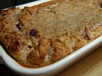 Pieczona owsianka z jabłkiem i żurawiną