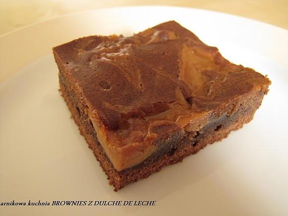 Brownies z dulce de leche dla miłośników czekolady