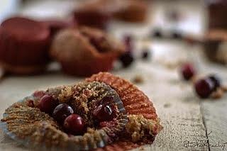 Żurawinowe muffiny