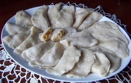 Pierogi z kapustą i suszonymi pomidorami