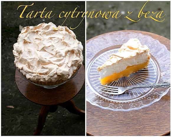 Tarta cytrynowa z bezową chmurką