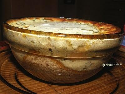 Aromatyczny flan z łososia