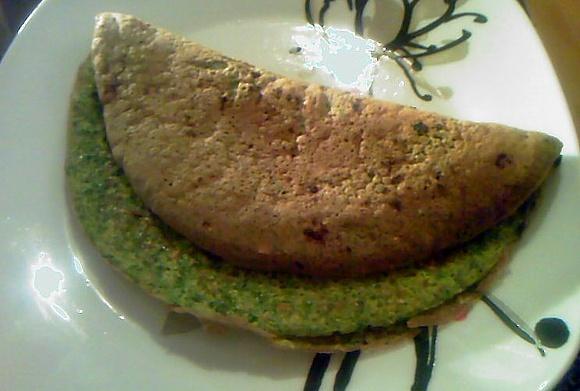 Omlet ze szpinakiem na śniadanie i kolację