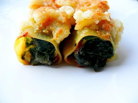 Cannelloni ze szpinakiem