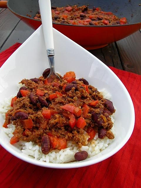 Chilli con carne z czekoladą