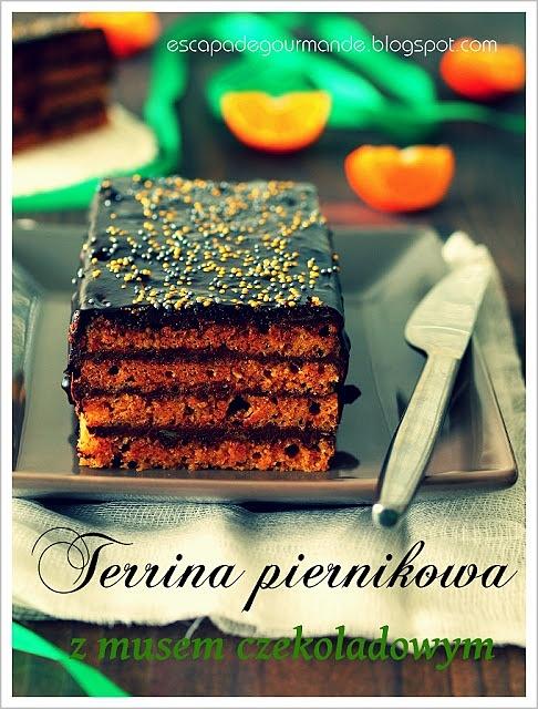 Terrina piernikowa z musem czekoladowo-pomarańczowym