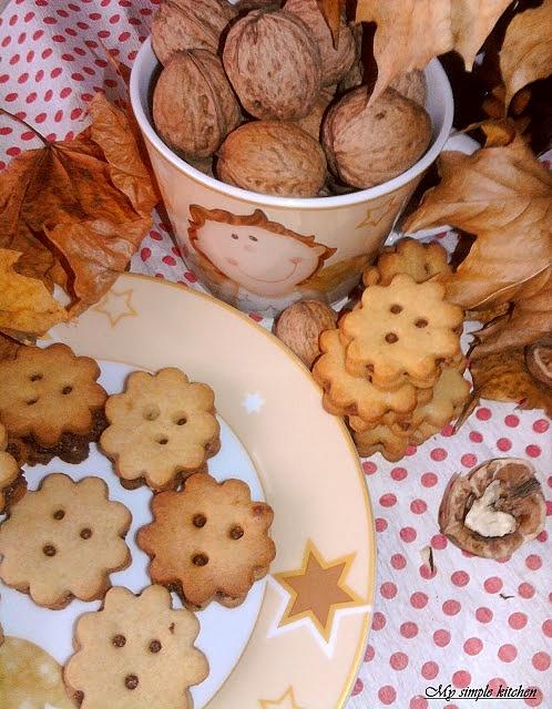 Cappuccino ciasteczka z kremem czekoladowo-orzechowym