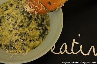 Szpinak i przyjaciele - szybkie i zdrowe risotto