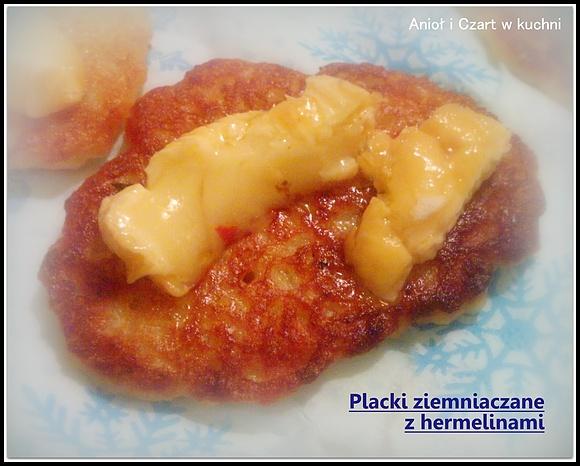 Placki ziemniaczane z hermelinami