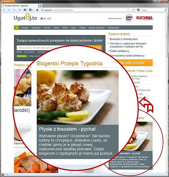 Blogerski przepis tygodnia na ptysie z musem łososiowym