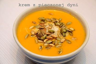 Rozgrzewający krem z pieczonej dyni