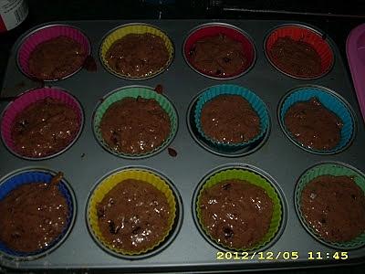 Muffiny z kremem ganache
