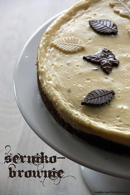 Sernik z Brownie - prosty przepis na ciasto z twarogu