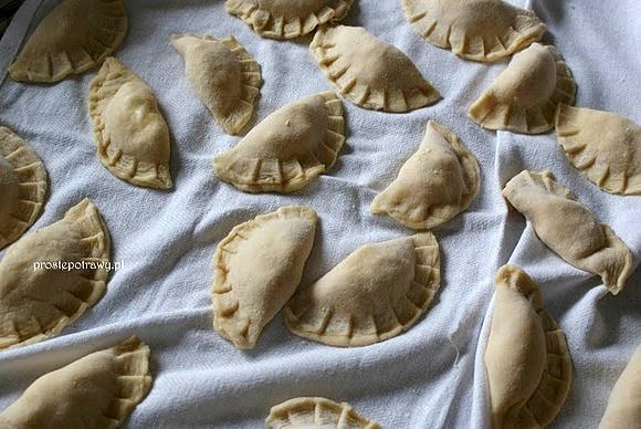 Pierogi z pieczarkami