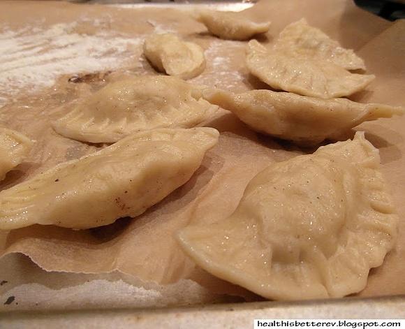 Pierogi z kurkami i kapustą na Wigilię