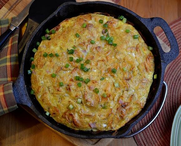 Hiszpańska tortilla z chipsami jalapeno