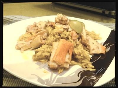 Dorsz trzy oceany z surimi i przyprawami tikka masala