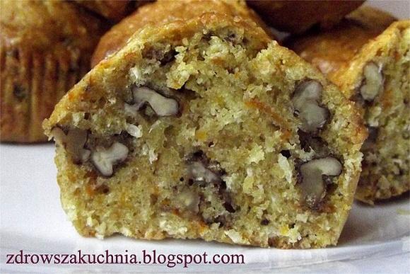 Jesienne muffiny z dynią i orzechami włoskimi