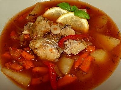 Zupa rybna z ziemniakami