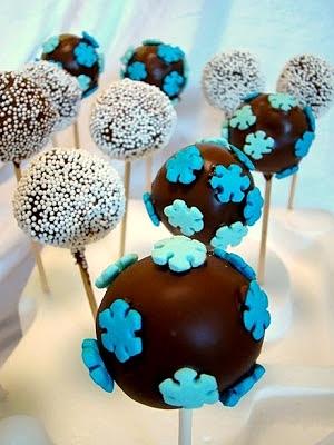 Zimowe Cake Pops
