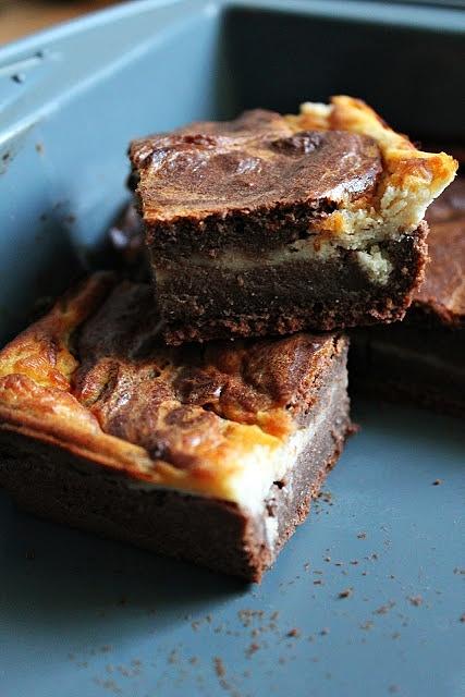 Lekkie sernikobrownie