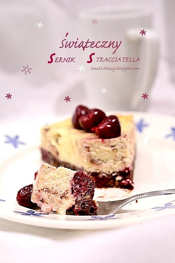 Świąteczny sernik stracciatella