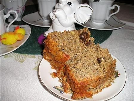 Keks bananowy z bakaliami