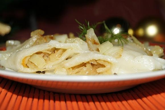 Pierogi z kapustą bez grzybów