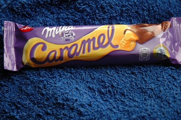 Milka caramel ze sklepowej półki