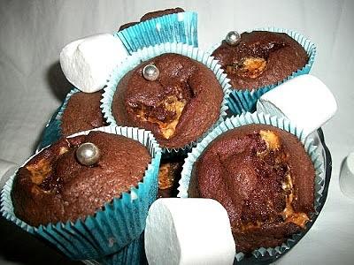 Czekoladowe muffinki z marshmallow