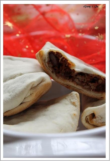 Meksykańskie burrito z mięsem mielonym i fasolą