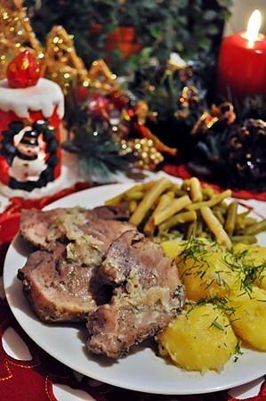 Pieczona wieprzowa z nasionami kopru włoskiego
