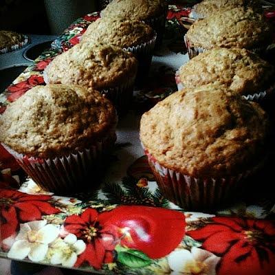 Muffiny jabłkowe z przyprawami i aromatem rumowym