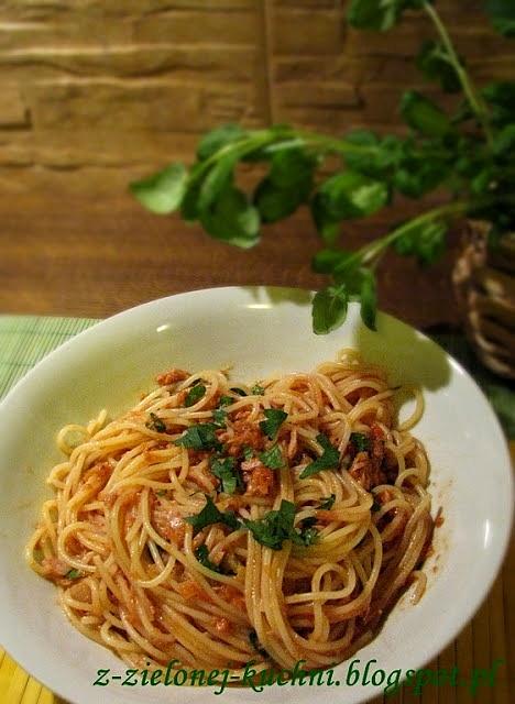 Spaghetti z tuńczykiem