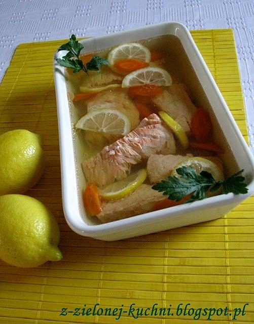 Łosoś w galarecie