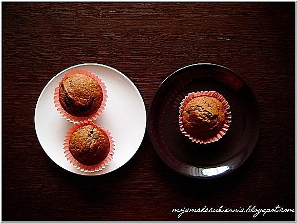 Muffiny z bananami i czekoladą