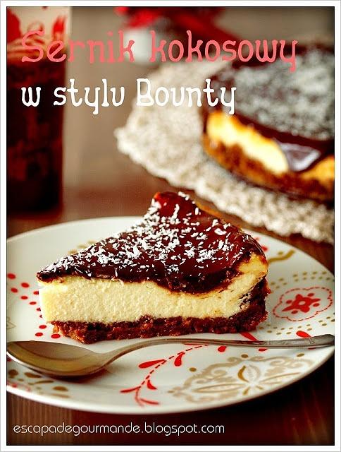 Sernik bounty smak raju